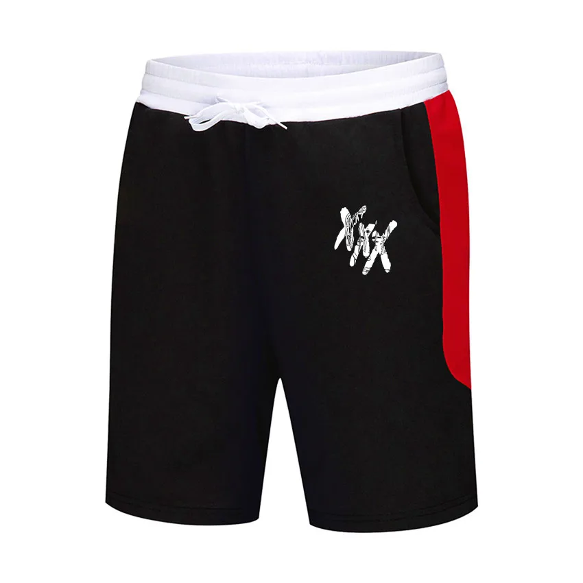 Брендовые новые мужские шорты, бег трусцой, спортивные брюки для фитнеса, мужские спортивные брюки для тренировок, брендовые Короткие штаны до колена