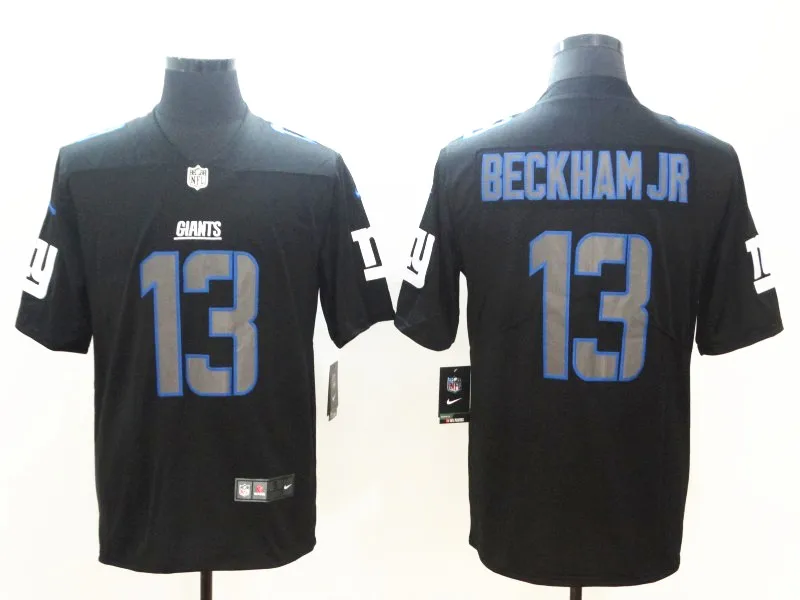 Мужчины Нью-Йорк Saquon Barkley Odell Beckham Jr Landon Collins Vapor Untouchable Limited игрок Джерси - Цвет: Оранжевый