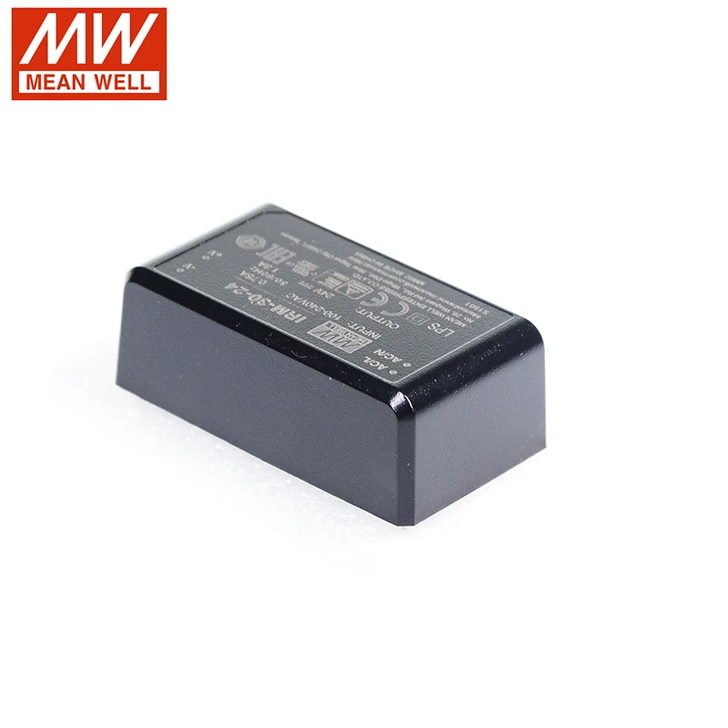 MEAN WELL IRM-30-24 30 Вт PCB сборка инкапсулированный силовой модуль 110 В/220 В переменного тока до 24 В постоянного тока 1.3A Meanwell тип модуля питания PSU