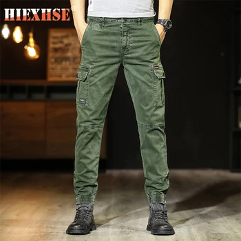 

Military Tactical Pants Men Multi-pocket Washed Overalls Men Loose Cotton Pants Male Cargo Pants For Men Trousers,size 29-38