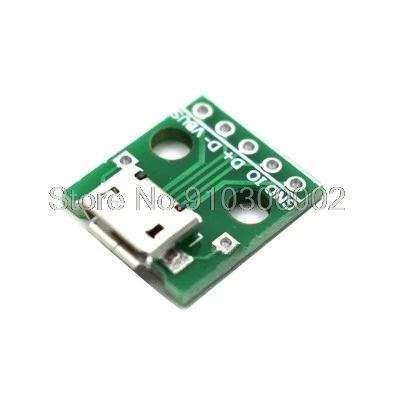 10 шт мини видеокамера с разъемом Micro USB Для DIP 2 54 мм адаптер 5pin гнездовой разъем