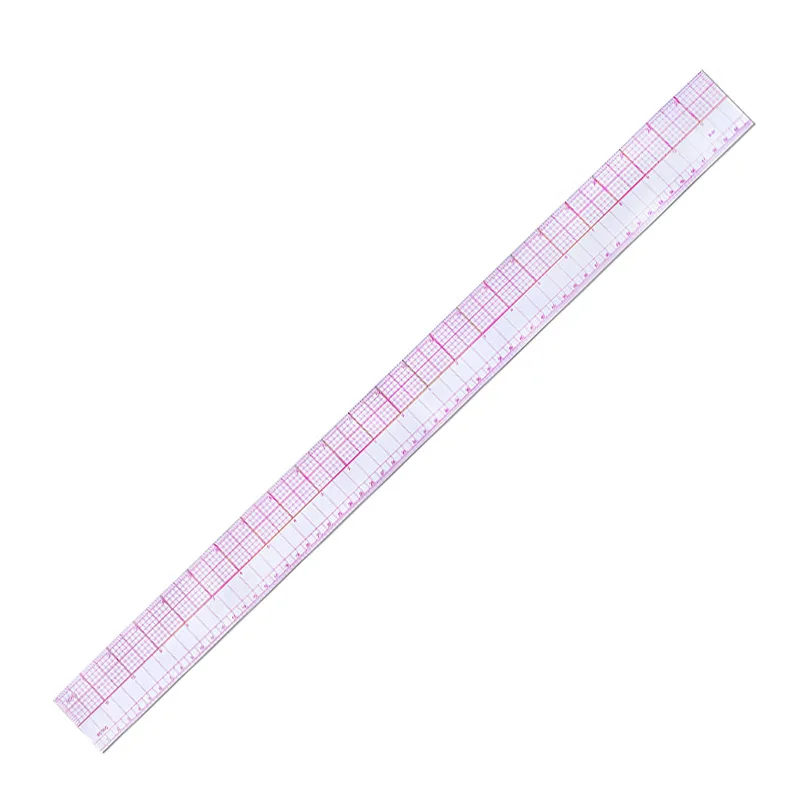 2PCS 60cm Metric Straight Ruler Double Sides Clear for Clothing Sewing  Tailor Drawing Cutting Patchwork Craft Plastic Tools