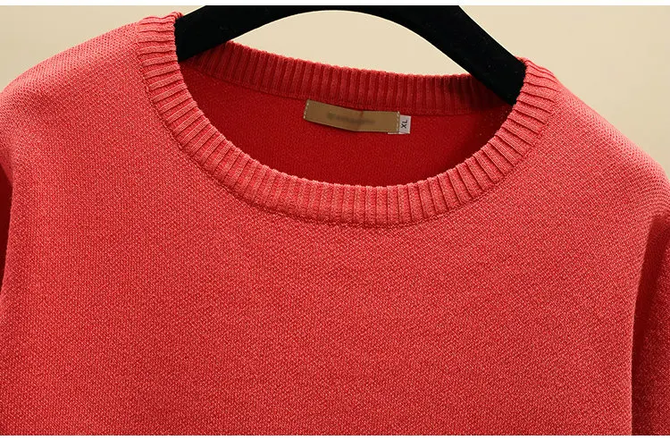 BOBOKATEER осенне-зимняя одежда вязаный свитер большого размера женские Топы повседневные Большие размеры пуловер женский свитер Pull Femme