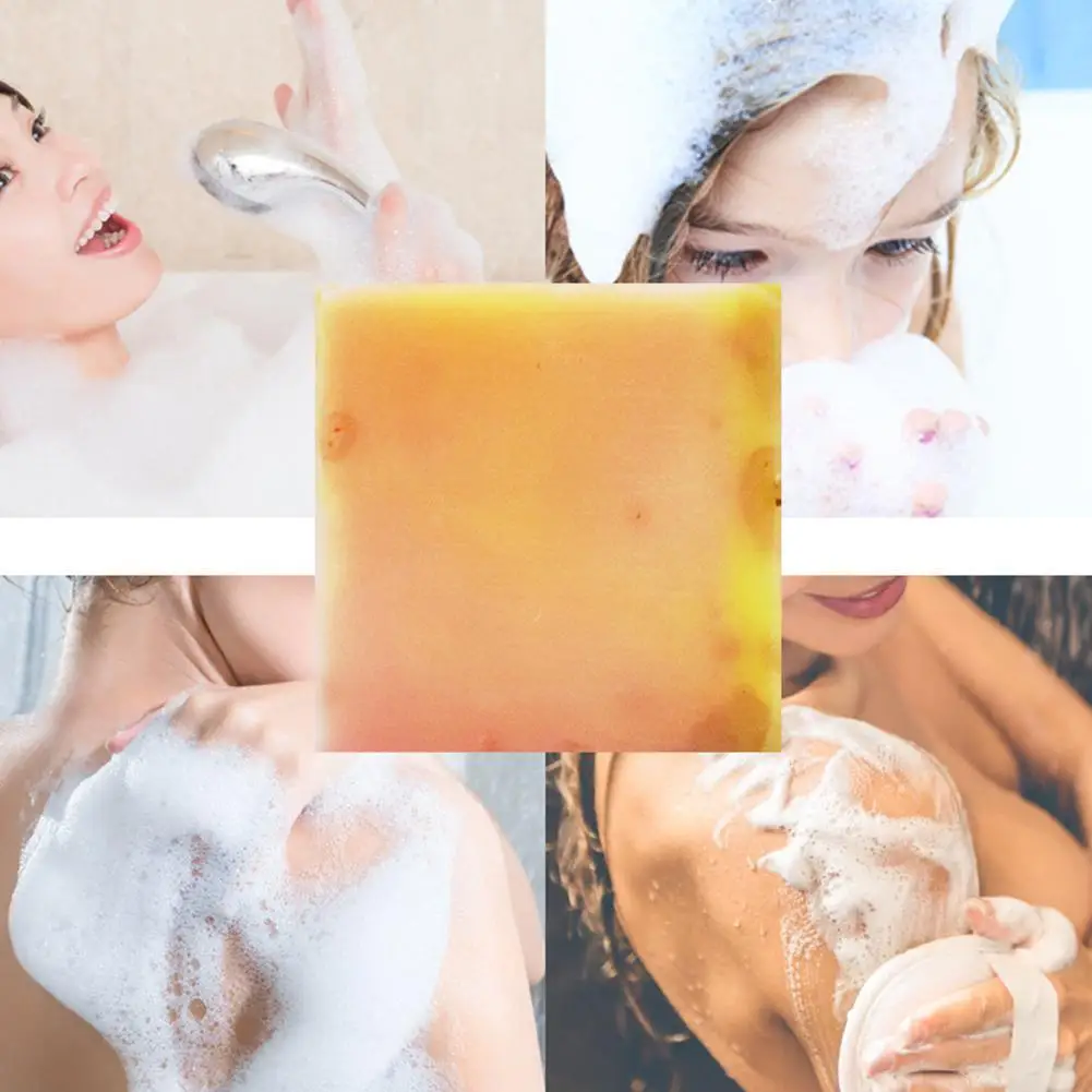 Papaya Rose Мыло ручной работы с эфирным маслом для ванной осветляющее интимное мыло
