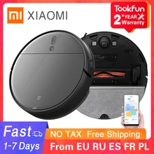 XIAOMI MIJIA – aspirateur Robot 1 t2 Pro +, balayage, lavage, nettoyage, stérilisation de la poussière à la maison, aspiration Cyclone 3000PA, carte intelligente