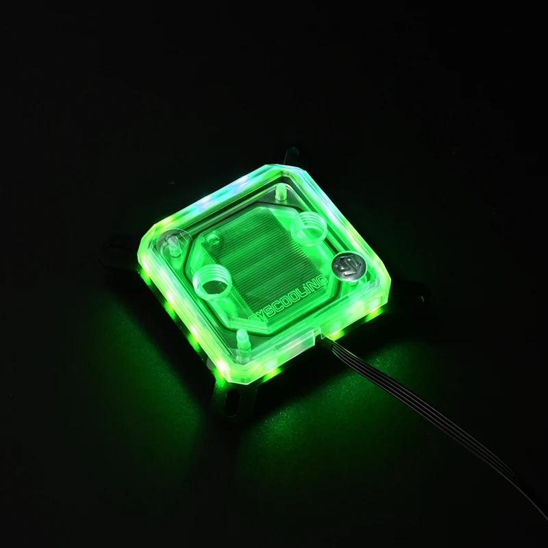 Syscooling CPU water block used for Intel LGA1150 1151 1155 1156 2011 with 5V RGB support 5
