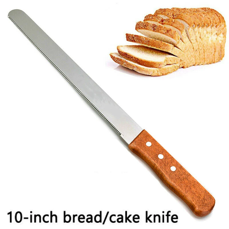 Stainless Steel Bread Knife Cake Slicing Knife Bread Slicer Toast