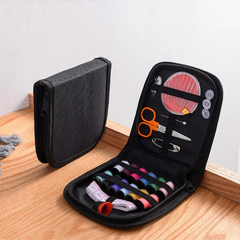 

DIY Sewing Kit Multi-function Sewing Box Set for Hand Quilting Embroidery Thread Sewing Accessories 24 Pieces Sewing Accessories