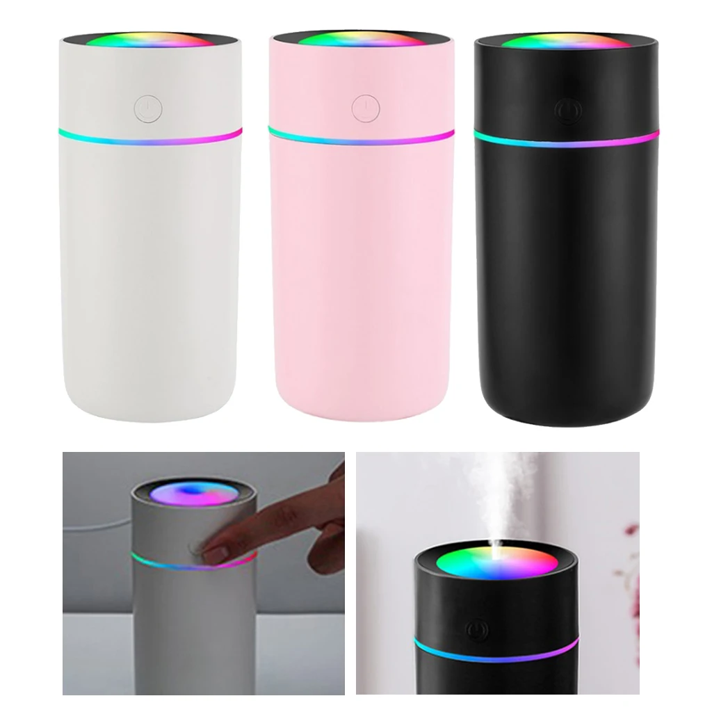 320 ML LED Mini Humidifier Cute USB Essential Oil Diffuser for Car Office Room