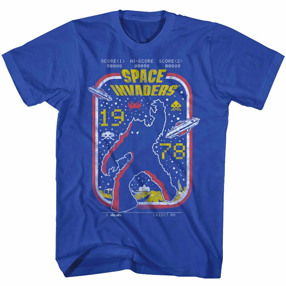 Vintage space invaders t shirt Clearance