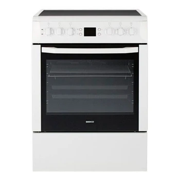 

Electric stove Beko ffsm57312gws, glass ceramics, White