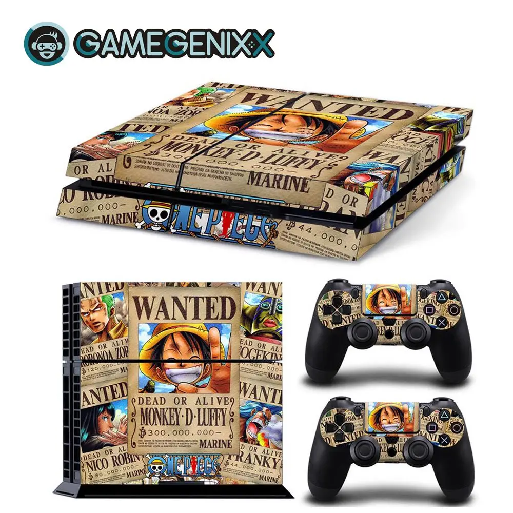 GAMEGENIXX Кожа Наклейка Защитная Наклейка Обложка для PS4 консоли и 2 контроллеров-одна штука