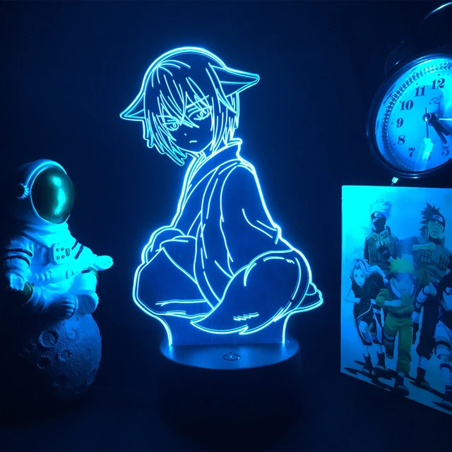 LUUSMM Kamisama Kiss Anime 3D Night Light 16 Colors Changing Touch & Remote  Control Kamisama Kiss Figure Manga Illusion LED Lamp Christmas Gifts for  Boys/Girls/Kids/Fans (3433 Black Base) 