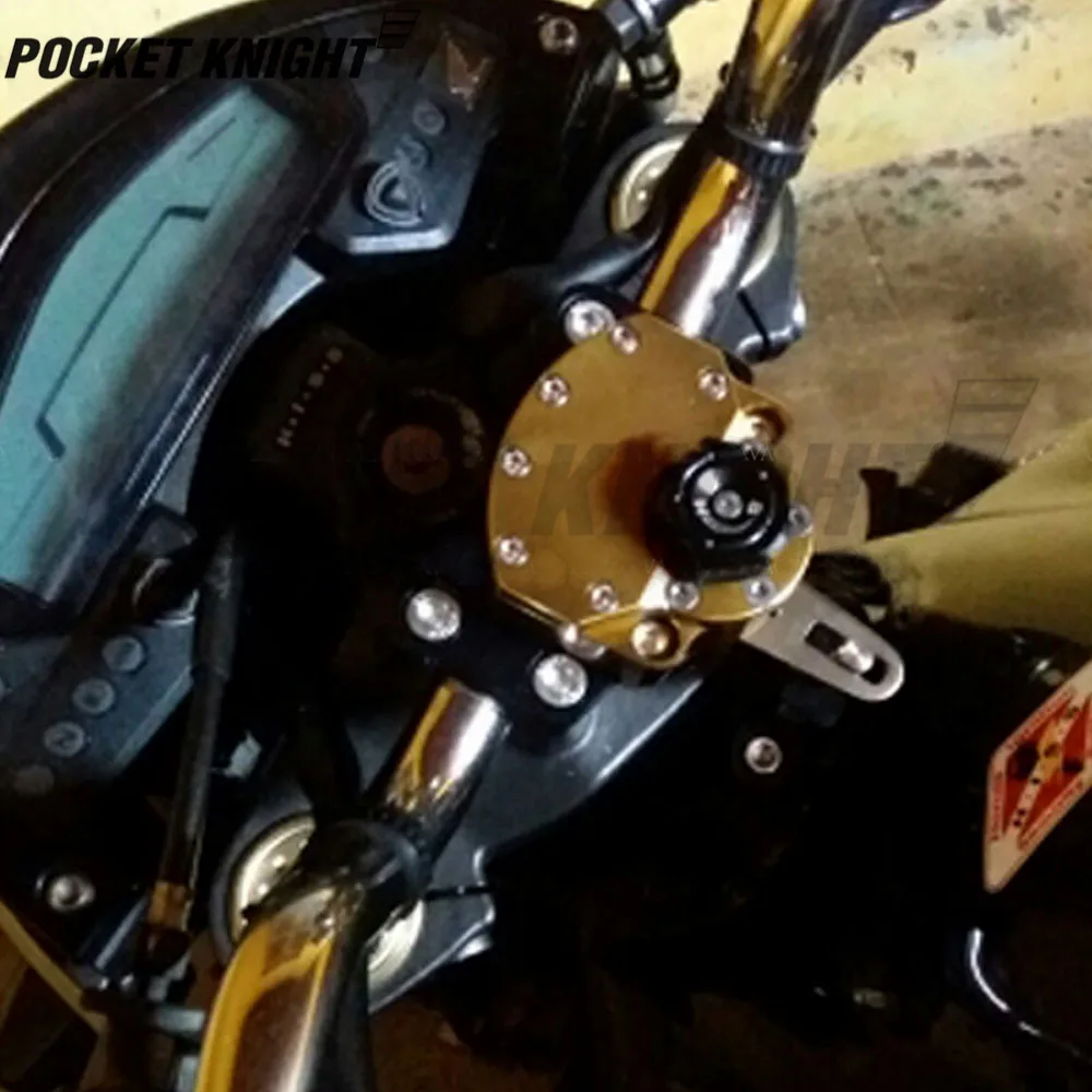 Рулевой демпфер стабилизатор для HONDA CB600F HORNET 2007-2013 Мотоцикл Регулируемый с креплением кронштейн Обратный безопасности CB 600F