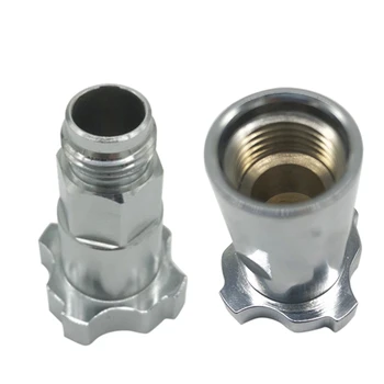 

Spray Paint Copper Connector 16X1.5 & Spray Airbrush Connector PPS Spray Cup Adapter Pot Joints 16X1.5