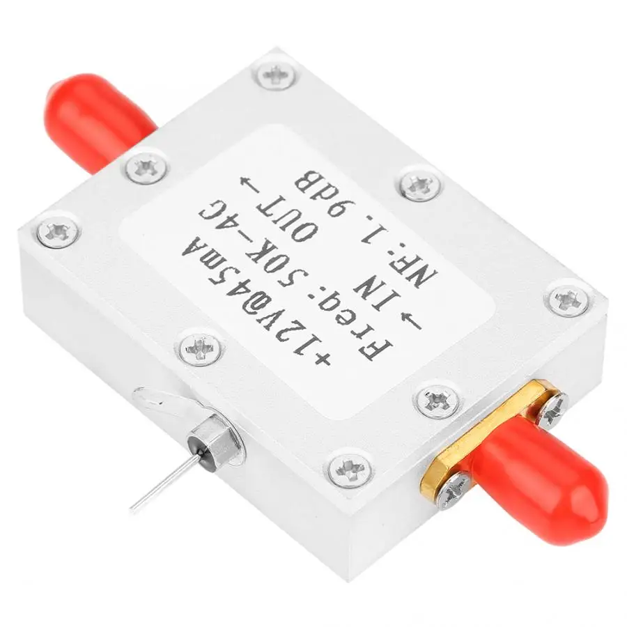 Радиомодуль Радиочастотный усилитель LNA с низким уровнем шума 50 K-4G с высоким коэффициентом усиления 25 дБ 0,8 г с высоким коэффициентом усиления