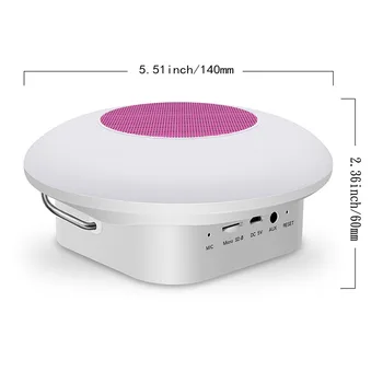 

Outdoor Portable Dimmable Tent Camping Lantern Led Rechargeable Bluetooth Speaker Music Player Night Light Bedside M7