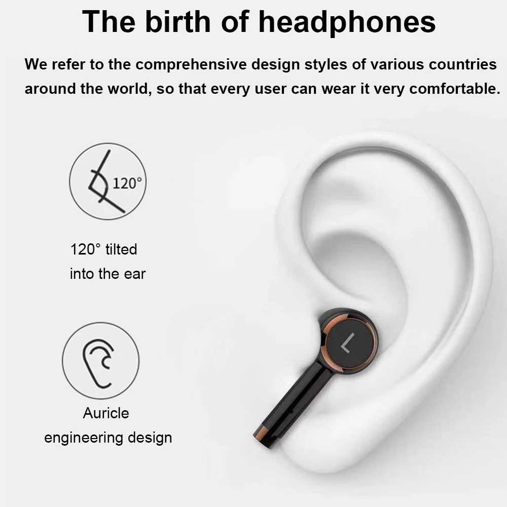 L2 TWS V5.0 Bluetooth наушники спортивные мини настоящие беспроводные наушники Колонки в ухо IPX5 sводонепроницаемая Гарнитура 3D стерео HD бизнес