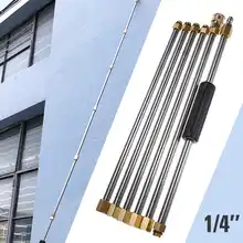 6 шт. Автомобильная моющая палочка высокого давления для замены распылителя 1/4 БЫСТРОРАЗЪЕМНАЯ водяная пика аксессуары