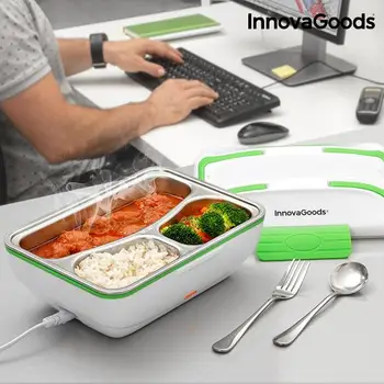 

InnovaGoods Pro Electric Lunch Box 50W White Green