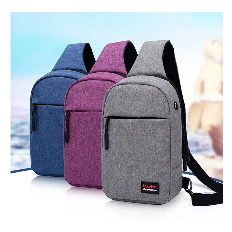 

2019 New Style Shoulder Men And Women Chest Bag Large Capacity Multi-functional Shoulder Bag Sports Casual Simple Versatile Back