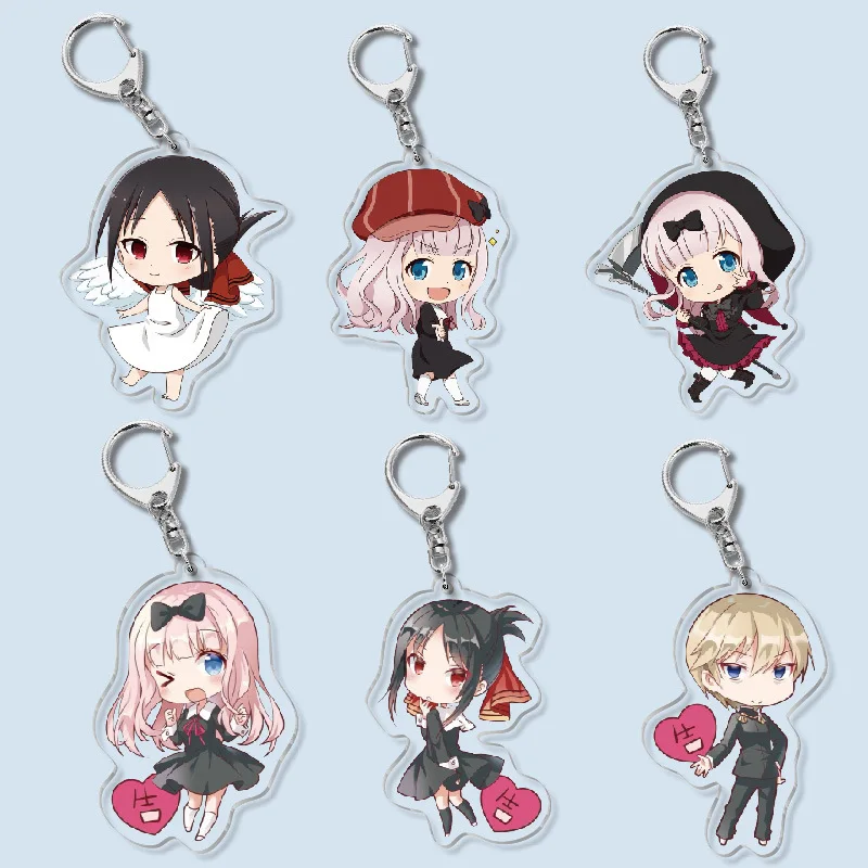 Аниме Kaguya sama Love is War Shinomiya акриловая фигурка брелок Брелок Украшение