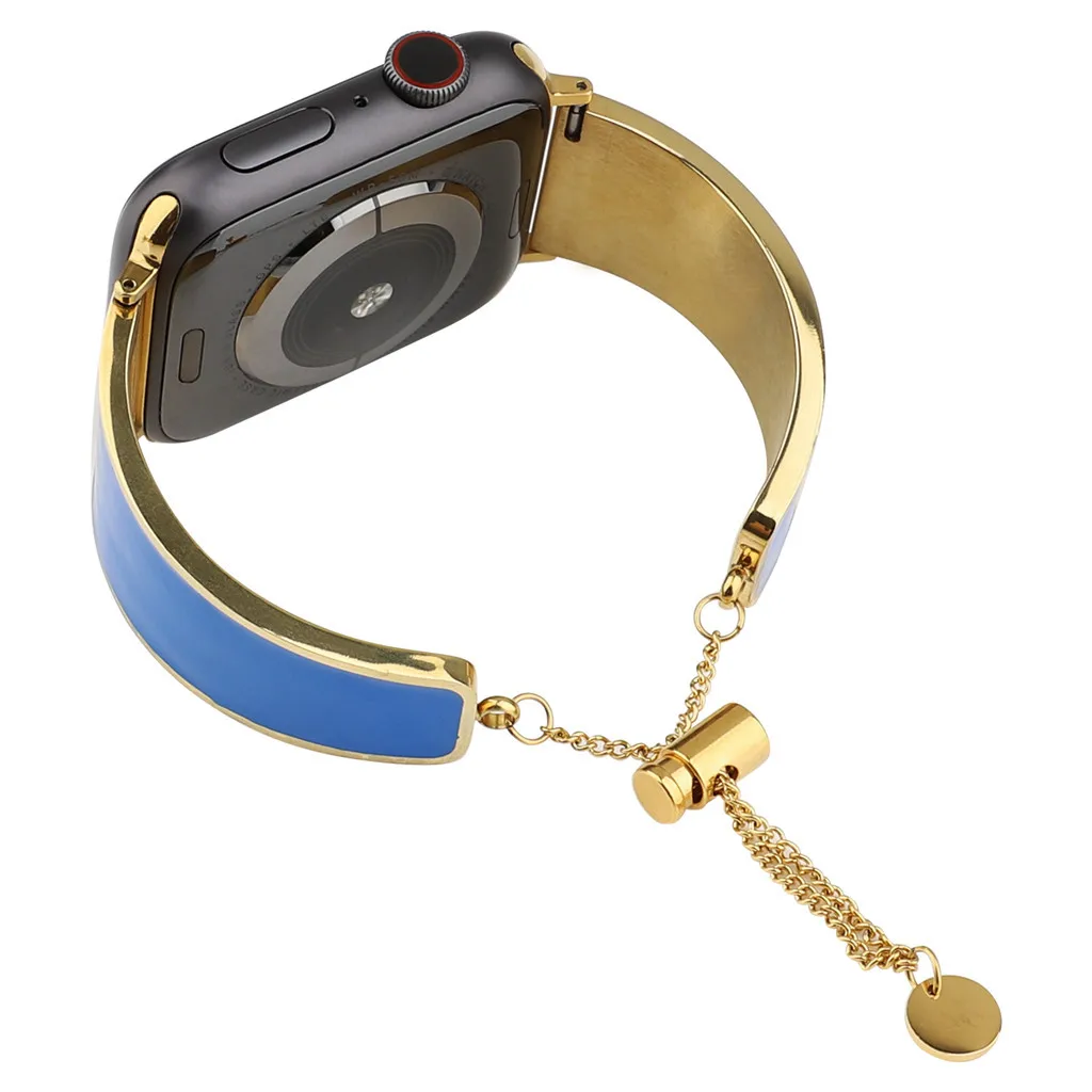 Премиум металлический ремешок роскошный спортивный сменный для Apple Watch 4321 40 мм