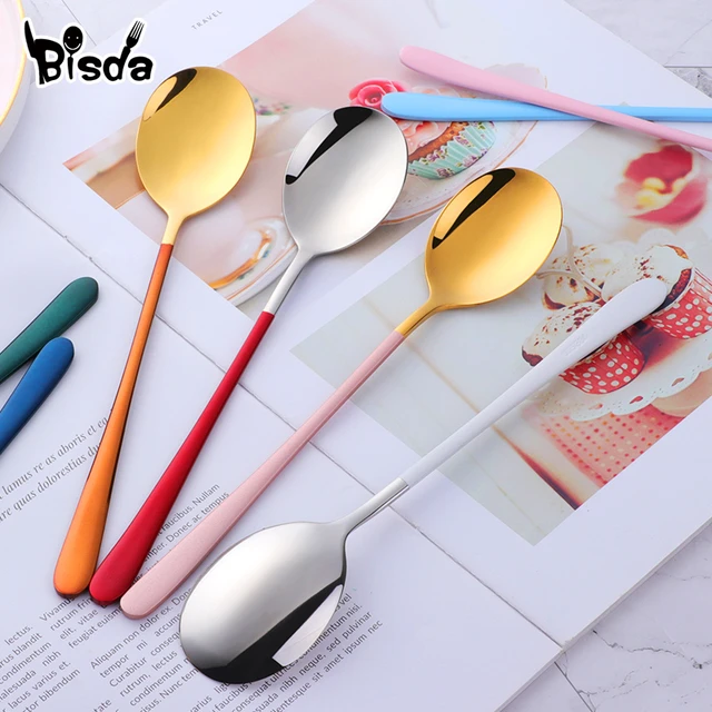 Kitchenware. Set of spoons salad spoon, soup spoon, tablespoon