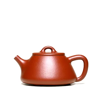 

Ancient Yue Tang Yixing Dark-red Enameled Pottery Teapot Pure Manual Infusion Of Tea Kettle Suit Household Kung Fu Tea Have