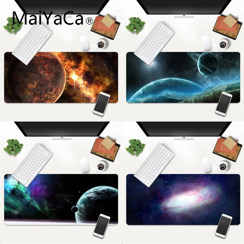 

Arrivals Traveling in outer space Comfort Mouse Mat Gaming Mousepad Gaming Mouse Mat xl xxl 800x300mm for Lol world of warcraft