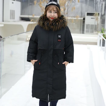 

Big Size Parkas Winter Women 2019 New Reversible Jackets With Hood Fake Fur Ladies Plus Over size 4XL 5XL Female Outerwear