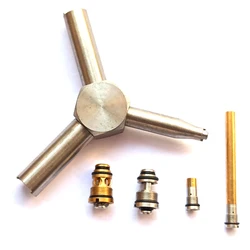 Metal Magazine Outlet Nozzle Inlet Valve Gas Release Valve Upgrade Replacement Parts for Gelball Blaster Kublai P1 Airsoft GBB