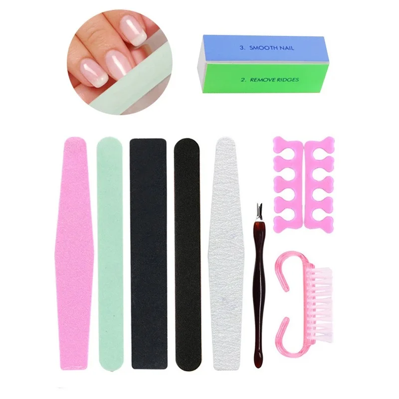 

Professional Nail File Sponge NailFile Buffer Block Manicure Polish Sanding Nail Brush Buffer Buffing Multicolor Nail Art Tools