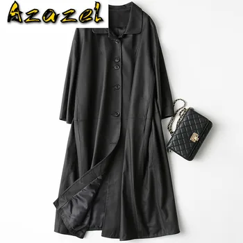 

Spring Autumn Sheepskin Coat Korean Vintage Real Genuine Leather Jacket Women Clothes 2020 Windbreaker Chaqueta Mujer X-162-5