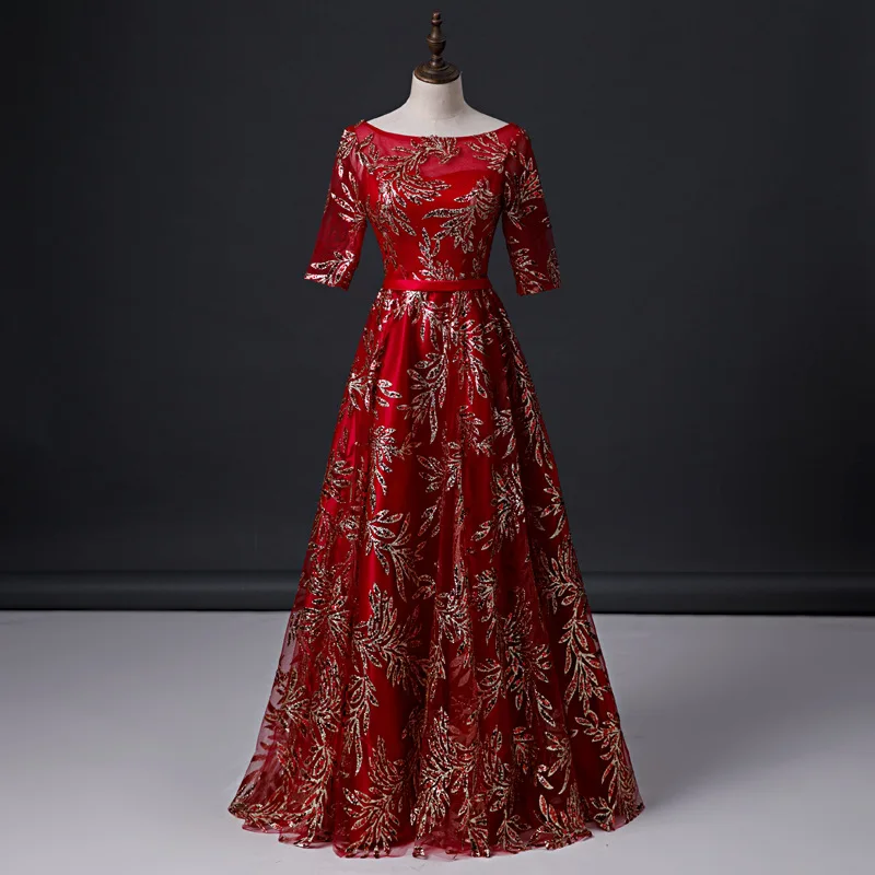 

Performance Formal Dress Women's 2019 New Style Elegant Students Literature And Art Stage Performance Solo Long Skirts Chorus Co