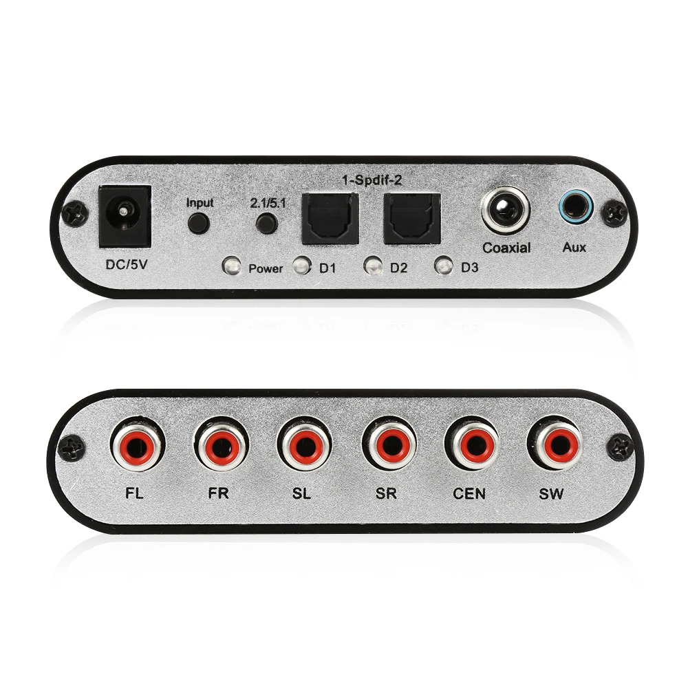  Digitale 5.1 Eu Audio Decoder Dolby Dts/Ac-3 Ottico di 5.1-Canale Analogico Rca Audio Converter Ada