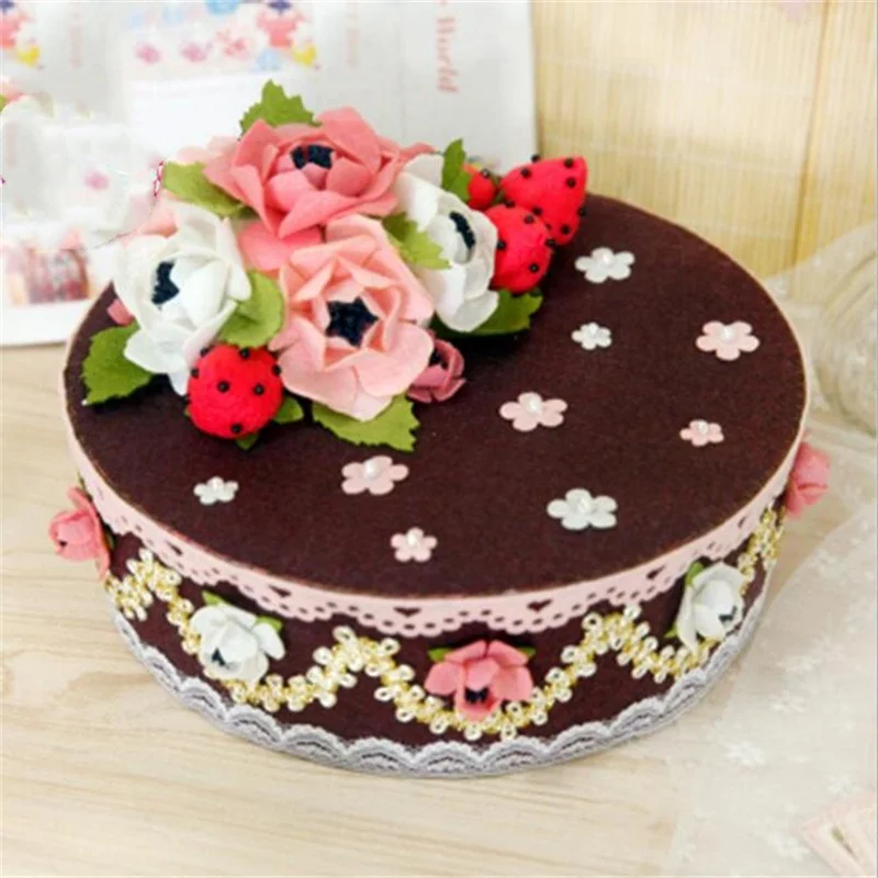 DIY simulation cake Learning Education toys kids craft toys DIY storage box home decoration Christmas birthday gifts