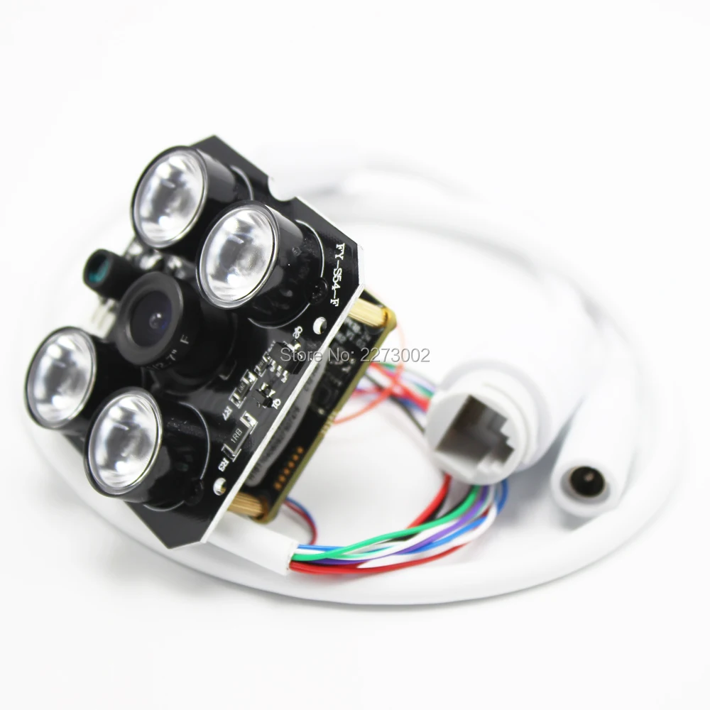 

Wide Angle 2MP Mini IP Camera module Board with night vision Security camera 4ARRAY IR LEDs
