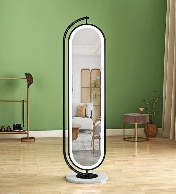 Espejo giratorio de longitud completa para el hogar, espejo de tocador -  AliExpress