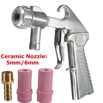 

Sandblaster Feed Blast Guns Siphon Sand Blasting Abrasive Tool Tols Sprayer Tips Kit With 2 Nozzle 5/6mm