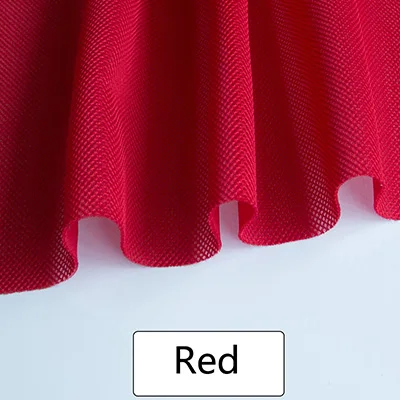 Красный Meetee 100/200X150 см трёхслойная сетчатая ткань DIY швейная спортивная обувь чехол для сиденья автомобиля ткань 3D дышащая сумка для дивана аксессуар - Цвет: Красный