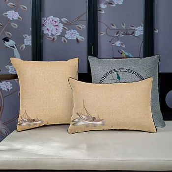 

Embroidered Pillowcase Cushion Cover 45*45/35*45cm Decorative Cushions For Home Sofa Throw Pillow Vintage Decor Covers Cushions