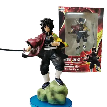 

Demon Slayer Kimetsu no Yaiba Tomioka Giyuu Pvc Action Figures Model Toy Tomioka Giyuu Statue Anime Toys 230mm