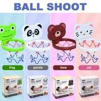 Toddler Animal Themed indoor Basketball Frame Kids Bath Toys set with 3 Plastic Balls Baby Parent Children Interactive fun Game 5