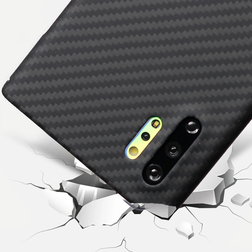 Для samsung Galaxy Note 10 Plus чехол из углеродного волокна ультра тонкий арамидный чехол s чехол для samsung Note 10+ Note 10 Plus Note10