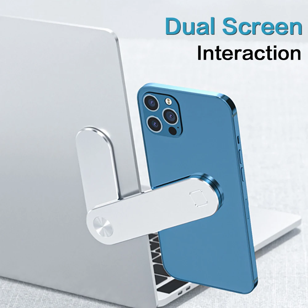 Portable Retractable Magnetic Laptop Multi screen Expansion Bracket Double Display Support Frame Mobile Phone Side Mount Stand