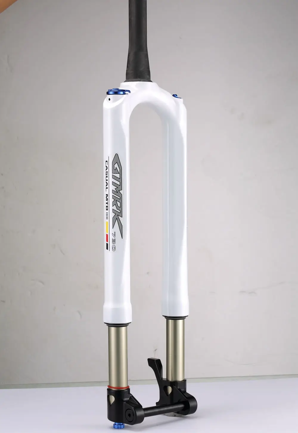 29 Inch White RS1 углеродная вилка MTB 100*15 мм 27,5 29 дюймов Велосипедная вилка ACS Solo предсказательное рулевое масло для подвески и газовая вилка через ось - Цвет: 29 Inch White