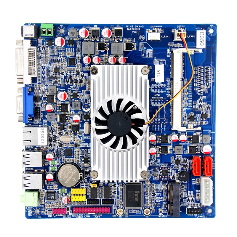 Вентилятор Кулер мини itx материнская плата Hudson EI A50M чипсет 4 г ddr3 ram 32 г ssd Pfsense сервер брандмауэра