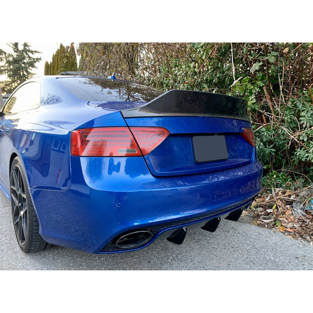 Задний спойлер крыло для Audi RS5 купе 2012- карбоновое волокно RS5 задний спойлер крыло не A5 S5