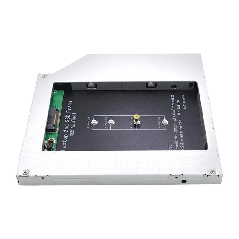NGFF M.2 M2 2Nd HDD Caddy 12 7 мм SATA 3 Optibay жесткий диск корпус адаптер DVD ROM 2 5 SSD чехол для